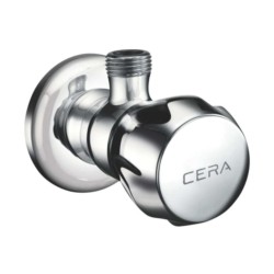 Cera Ocean Bib cock with wall flange and aerator Quarter Turn